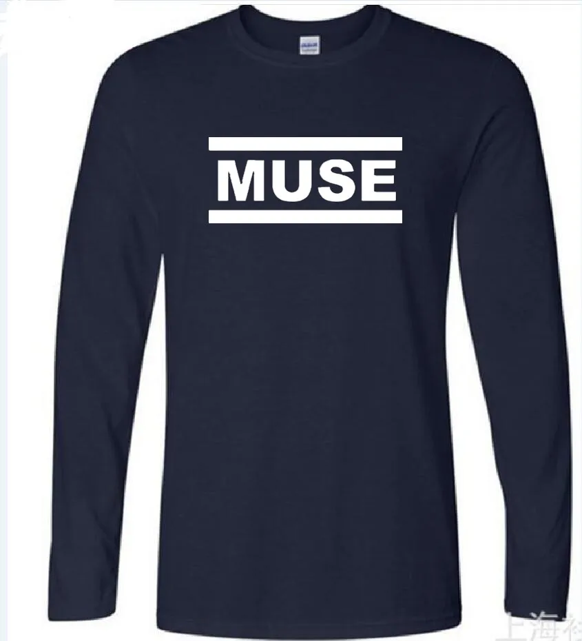 2018 новая футболка с логотипом Muse длинными рукавами рок группой рукавами|long sleeve