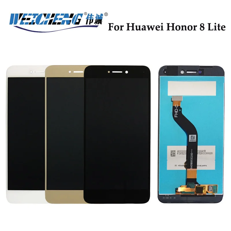 Для Huawei Honor 8 Lite ЖК-дисплей сенсорный экран дигитайзер сборка PRA-TL10 PRA-LX1 LA1 для LCD |