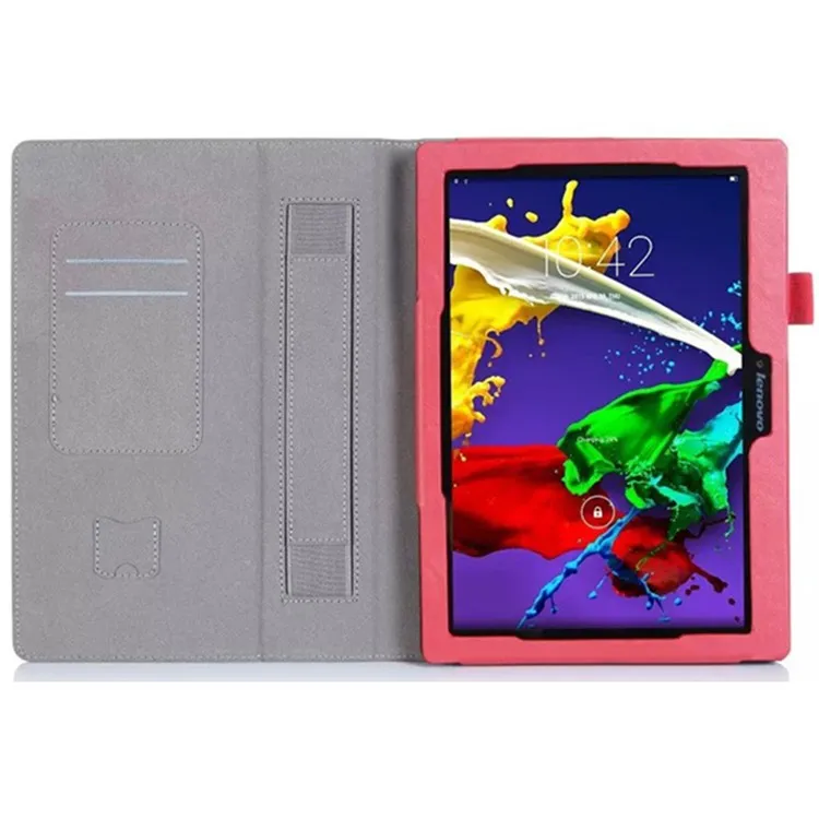 Чехол-накладка из искусственной кожи личи для lenovo Tab2 A10-70 L/F TB2-X30F Tab2 A10-30 X30F Tablet 10,1 дюймов Чехол+ пленка+ стилус