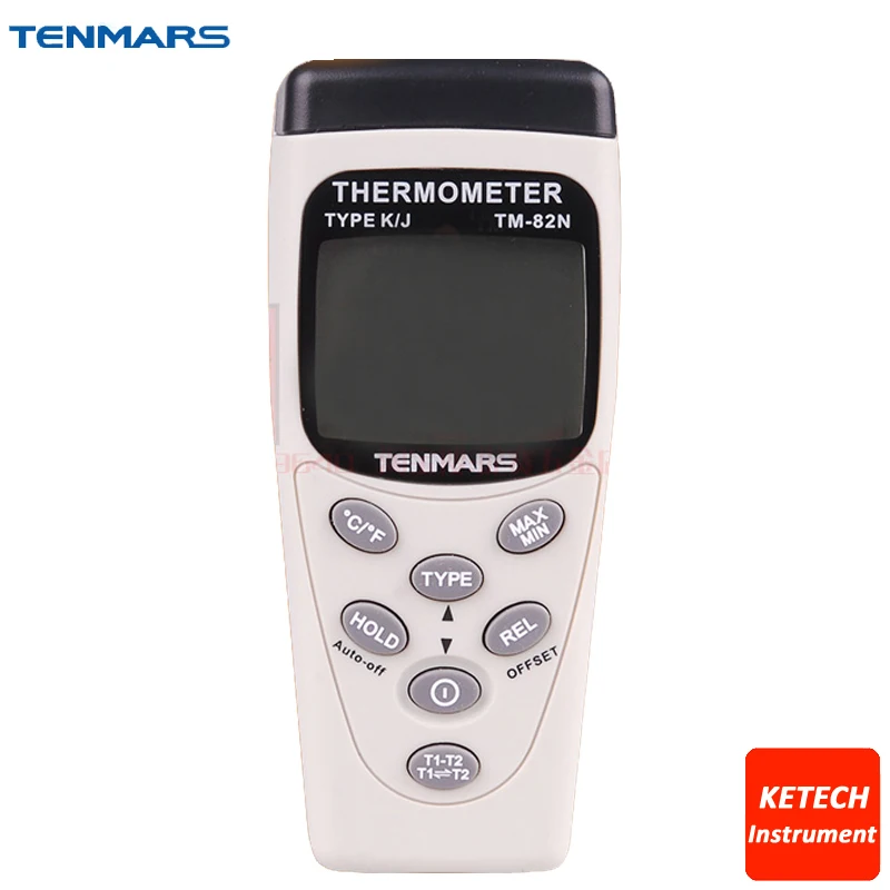 

Thermometer Temperature Meter 5 Digits/-200~+1370C/-200~+1050C TM82N