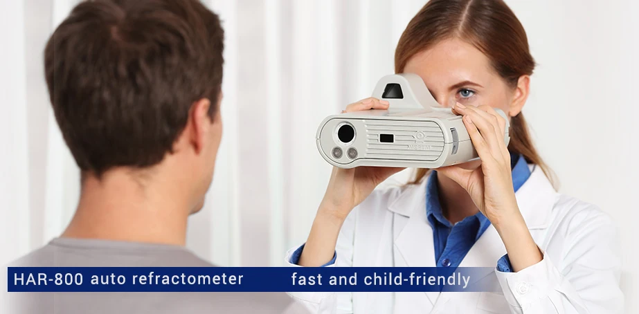 Портативный Ручной Автоматический рефрактометр авторефрактор Бесконтактный и