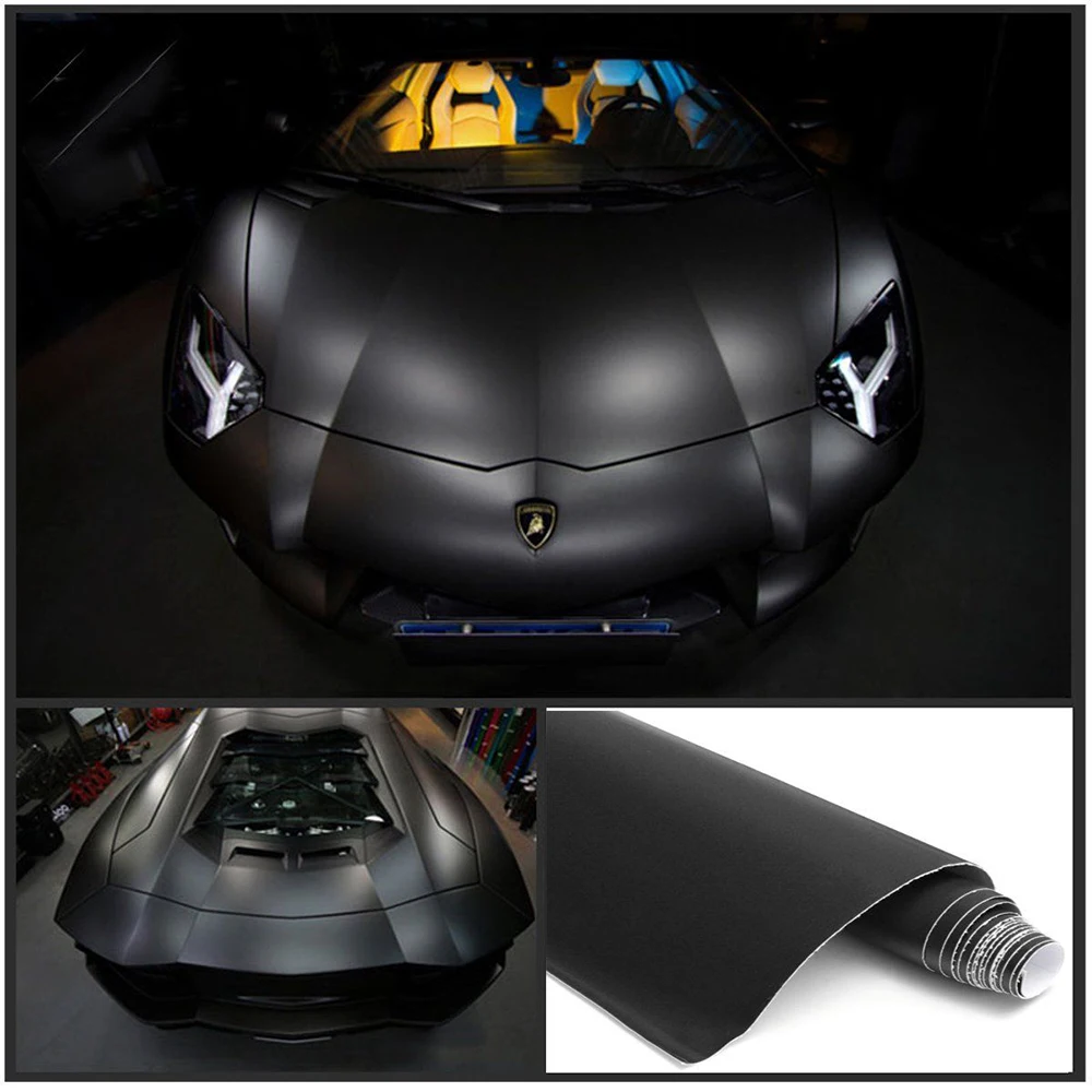 Новый DIY ПВХ матовый стикер для кузова автомобиля самоклеющийся