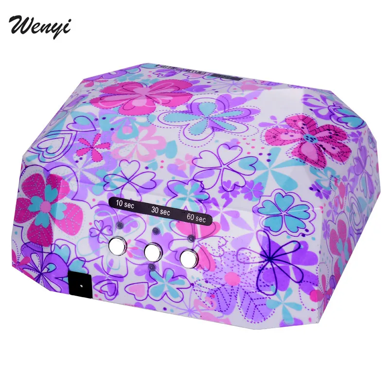 Бесплатная доставка 36 Вт УФ-лампы светодио дный лампа для сушки ногтей CCFL в форме