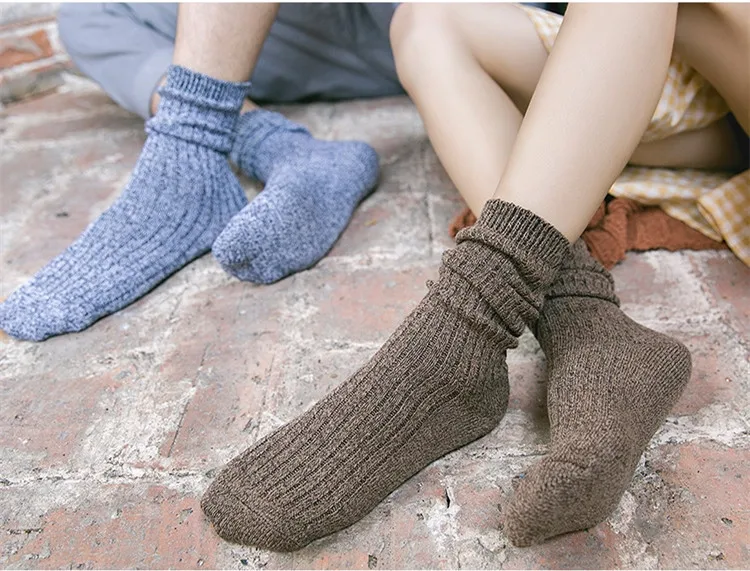 Однотонные Хлопковые женские повседневные носки до колена | Женская одежда