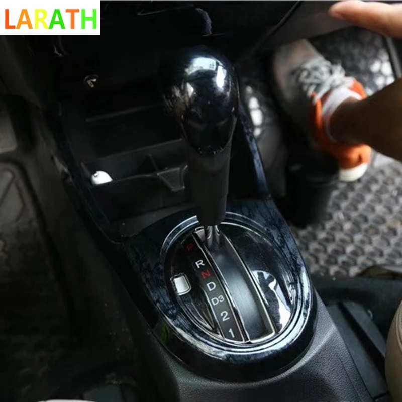 Для Honda Fit Jazz 2007-2012 углеродное волокно Черное Красное дерево внутренняя Передняя средняя AC вентиляционная ручка переключения передач автомобиля аксессуары 3 шт