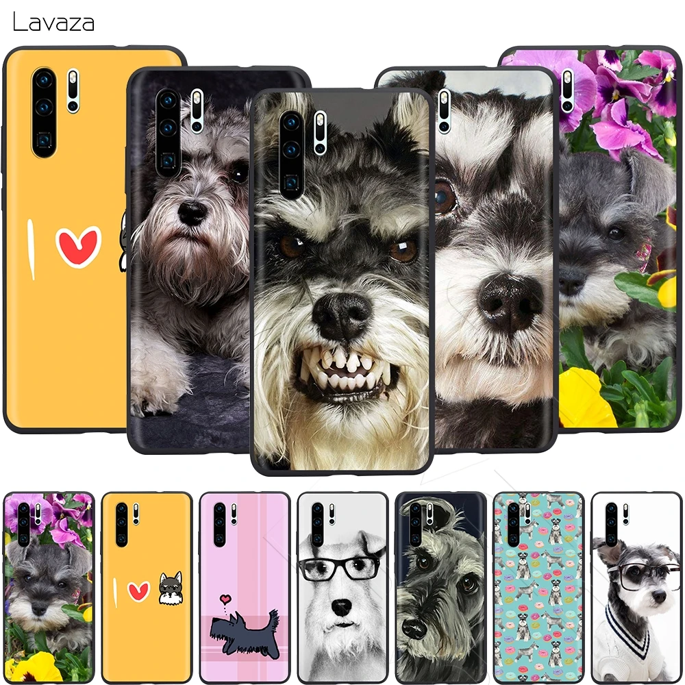 Lavaza Lovely Dogs Schnauzer Case for Huawei Mate 30 20 Honor 6a 7a 7c 7x 8C 8x 9 10 Nova 3i 3 Lite Pro Y6 2018 |