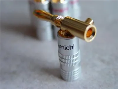 100 шт./лот высококачественные банановые вилки для динамиков Nakamichi коннектор