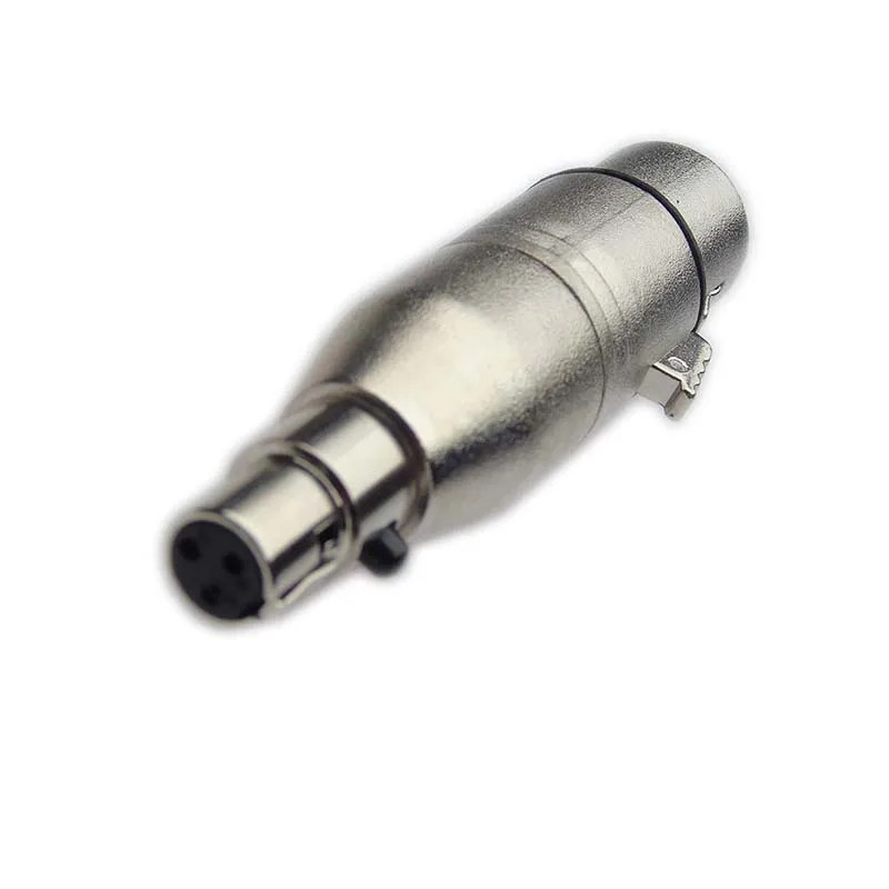5 шт./лот 3PIN XLR для женщин 3PIN мини XLR микрофонный аудио адаптер connecotrs
