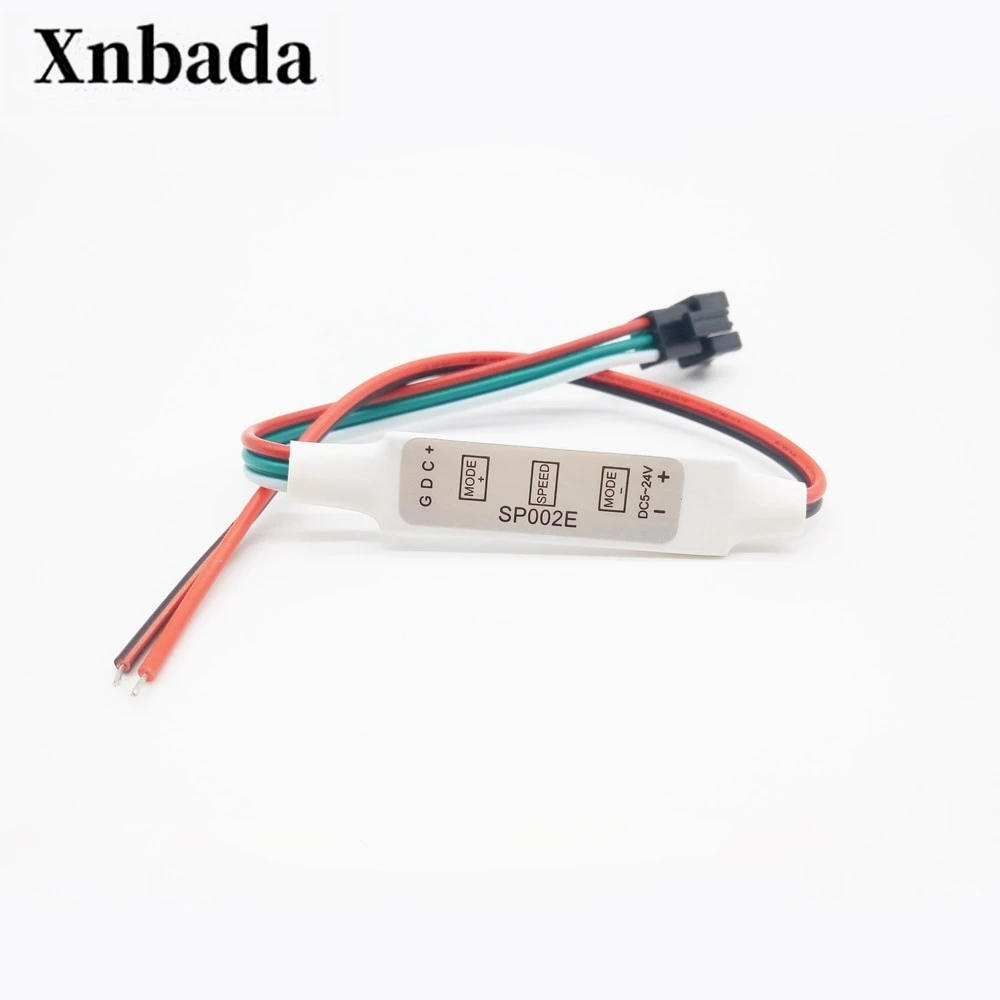 DC5-24V SP002E Mini 3 клавиши RGB Led контроллер пикселей цвет мечты для WS2811 WS2812B SK6812 UCS1903 16703