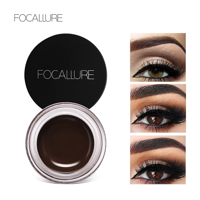 

FOCALLURE Eyebrow Enhancer Waterproof Eyebrow Gel Long Lasting Liquid Eyeliner Cream with Brush Eye Makeup Cosmetics