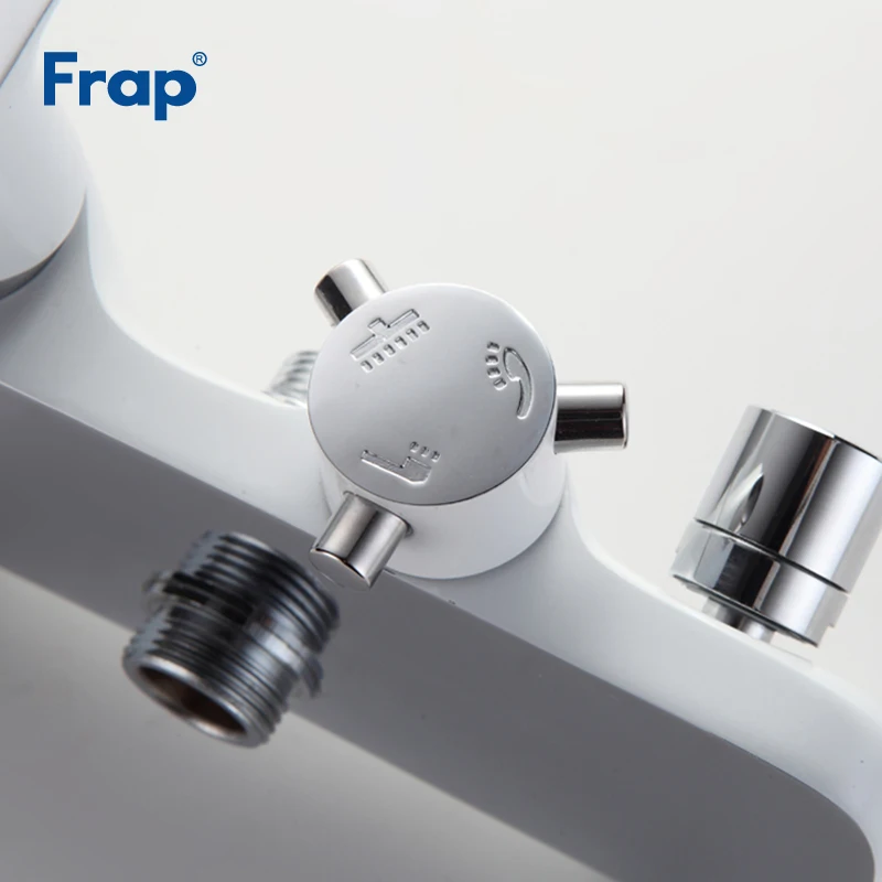 Frap белый смеситель для душа насадка с дождевой насадкой ручной опрыскиватель