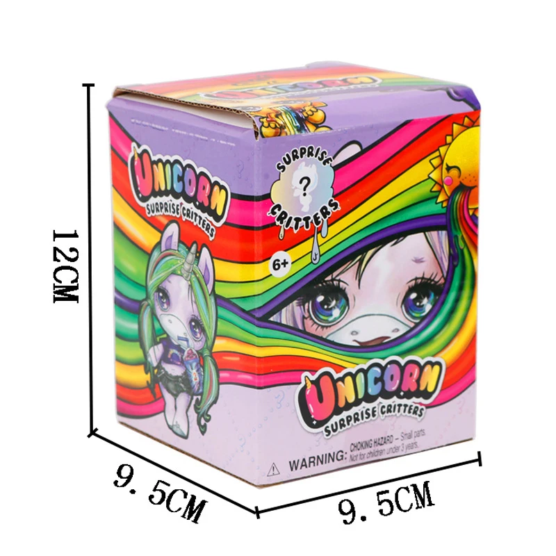 Слайм 12 см в виде единорога радуга яркая звезда или Oopsie Звездные игрушки для