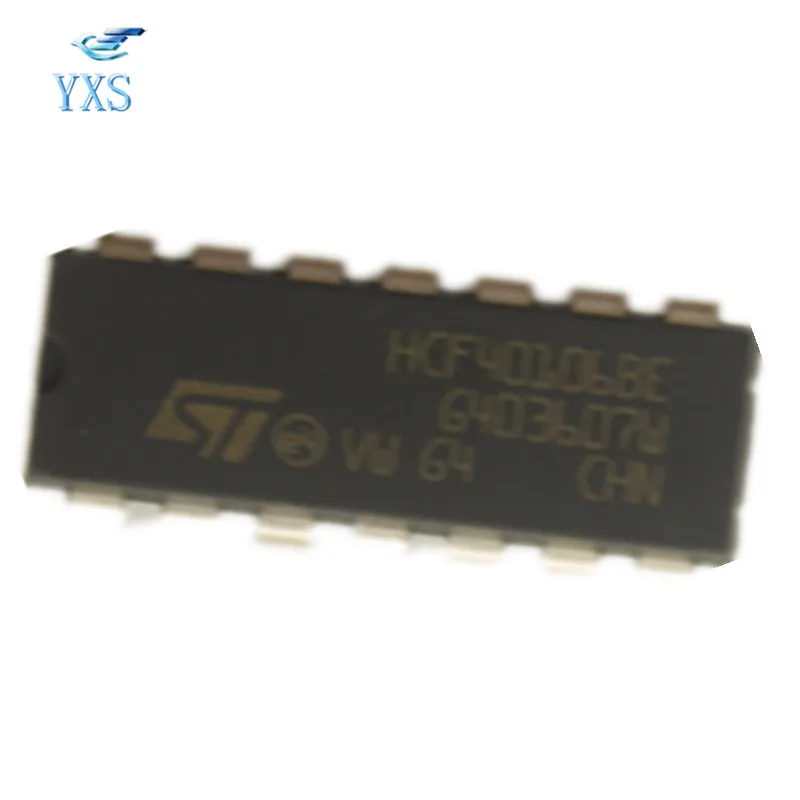 10 шт./лот HCF40106BEY IC HEX SCHMITT триггер 14 DIP 40106 HCF40106 HCF40106B HCF40106BE 40106B|dip|dip 14dip ic |