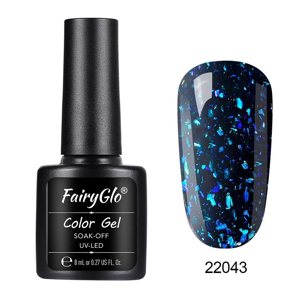 22043 FairyGlo 8 мл Хамелеон звёздный Гель-лак для ногтей блеск замочить от УФ-гель лак Vernis Полупостоянный маникюр лак для ногтей - Цвет: 22043