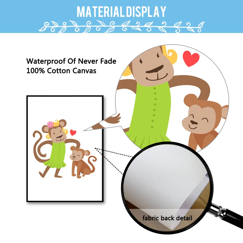 Настенная картина с изображением семьи животных зебры коалы искусство на холсте