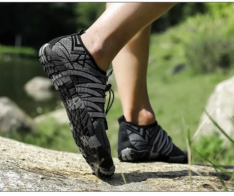 Дышащая Уличная обувь для плавания; обувь для альпинизма для мужчин и женщин; нескользящая прогулочная обувь для рыбалки и пляжная обувь