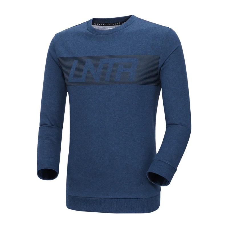 Мужская Спортивная Толстовка Li-Ning классическая спортивная кофта из 60% хлопка с