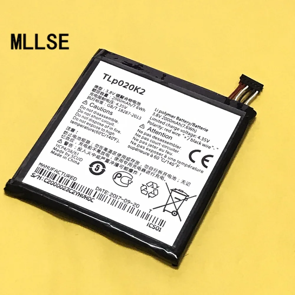 Аккумулятор MLLSE TLp020K2 для мобильного телефона Alcatel 6039 One Touch Idol 3(4,7) TLp020K1 TLp020K2