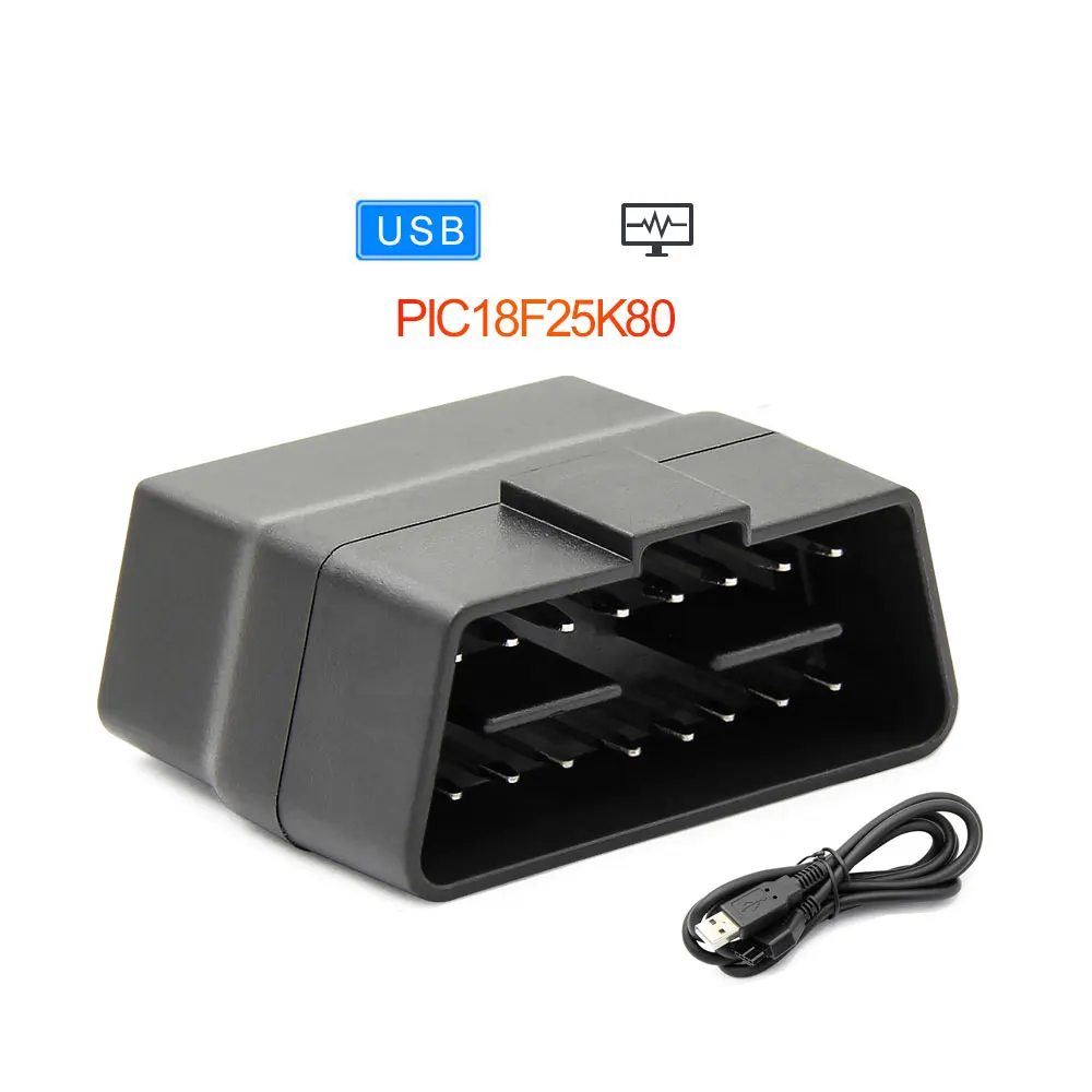 USB MINI ELM 327 V1.5 USB OBD OBD2 сканер PIC18F25K80 obd 2 CAN-BUS сканер неисправностей автомобиля Поддержка J1850 ELM327 диагностики автомобиля - Цвет: USB MINI