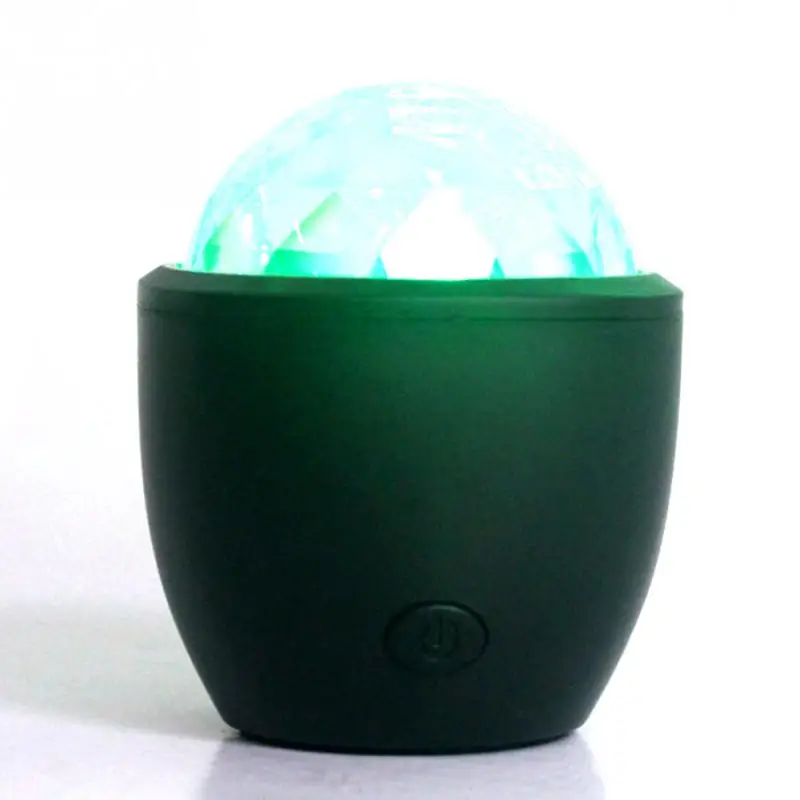 Мини Голосовая активация USB хрустальный магический шар светодиодный сценический