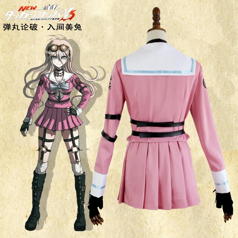 Хэллоуин Danganronpa V3: убийство Harmony ирума Miu Кролик костюм японского аниме красивая