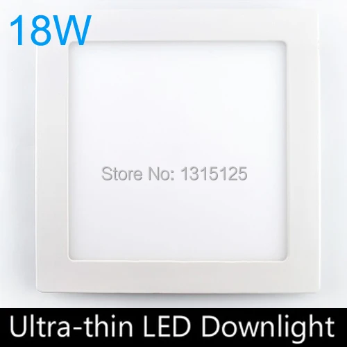 Ультратонкий дизайн 18 Вт Встраиваемый светодиодный потолочный Светильник