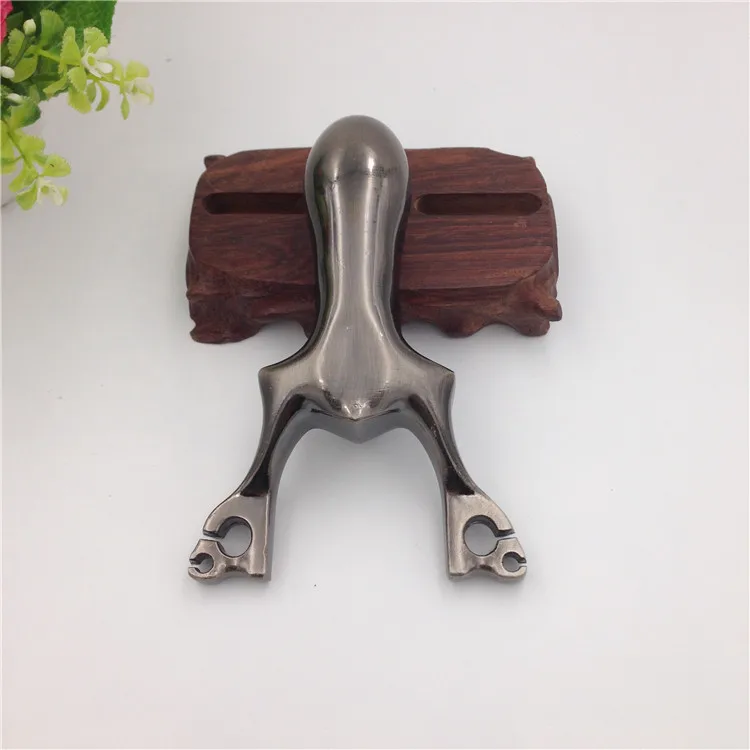 Мощный алюминиевый сплав Рогатка Открытый охотничий слинг выстрел катапульты