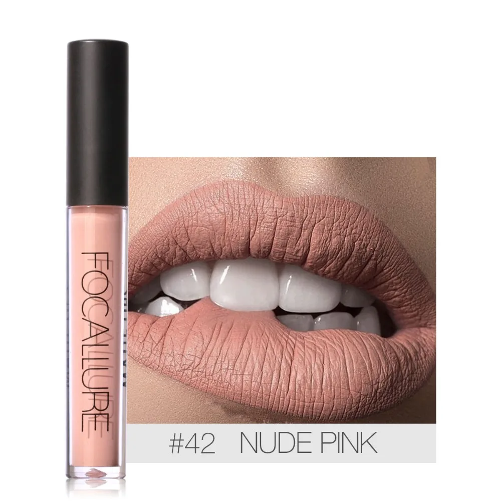 Focallure matte блеск для губ водостойкая стойкая бархатная жидкая губная помада набор для губ 25 цветов металлический блеск для губ матовый FA24