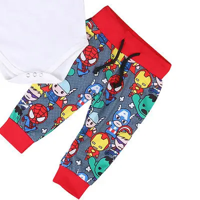 Одежда для новорожденных одежда маленьких мальчиков штаны с рисунком хлопковые