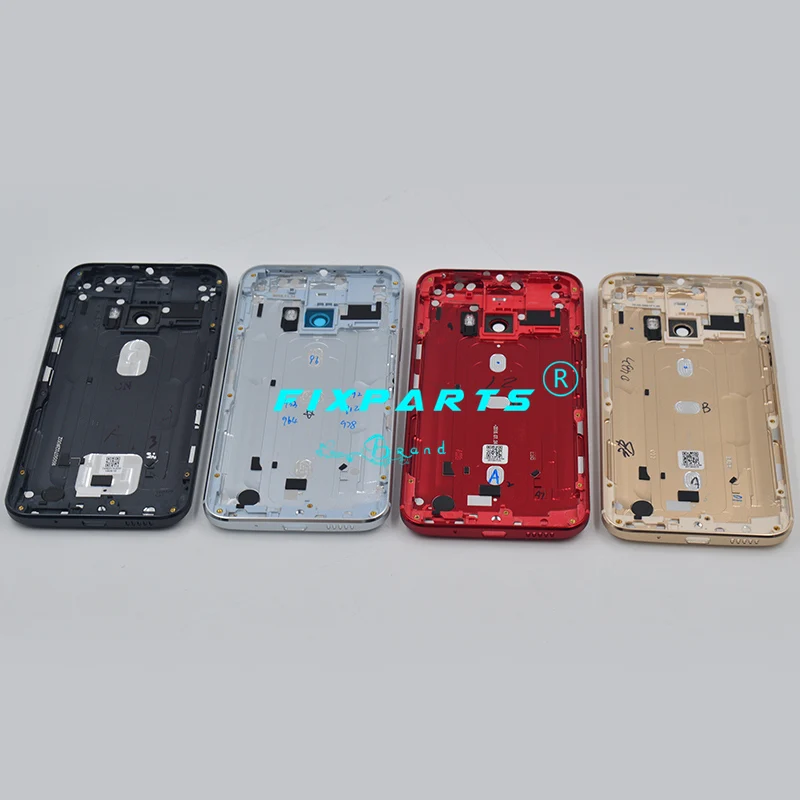 Новая Черная задняя крышка батарейного отсека для HTC M10 Reas + кнопка включения и