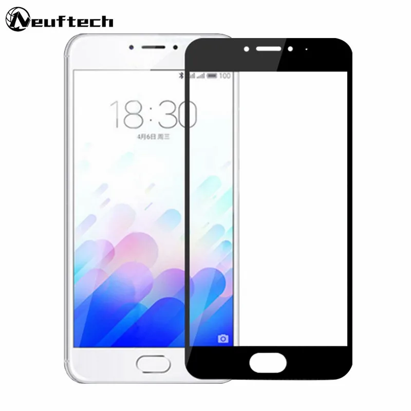 Из Закаленного высокопрочного стекла передней Стекло защитный на Meizu M3 M5 M6 Note Pro 7