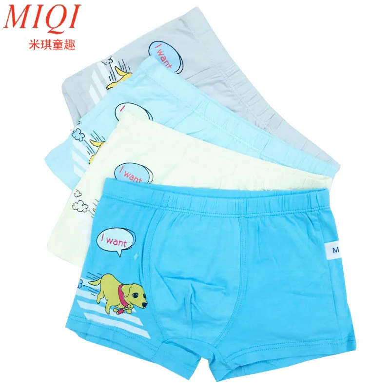 8Pcs/Lot Cartoon Boy Panties Children Underwear Kids Briefs Boxer Cotton Breathable Underpants 4-1Years For Clothes |