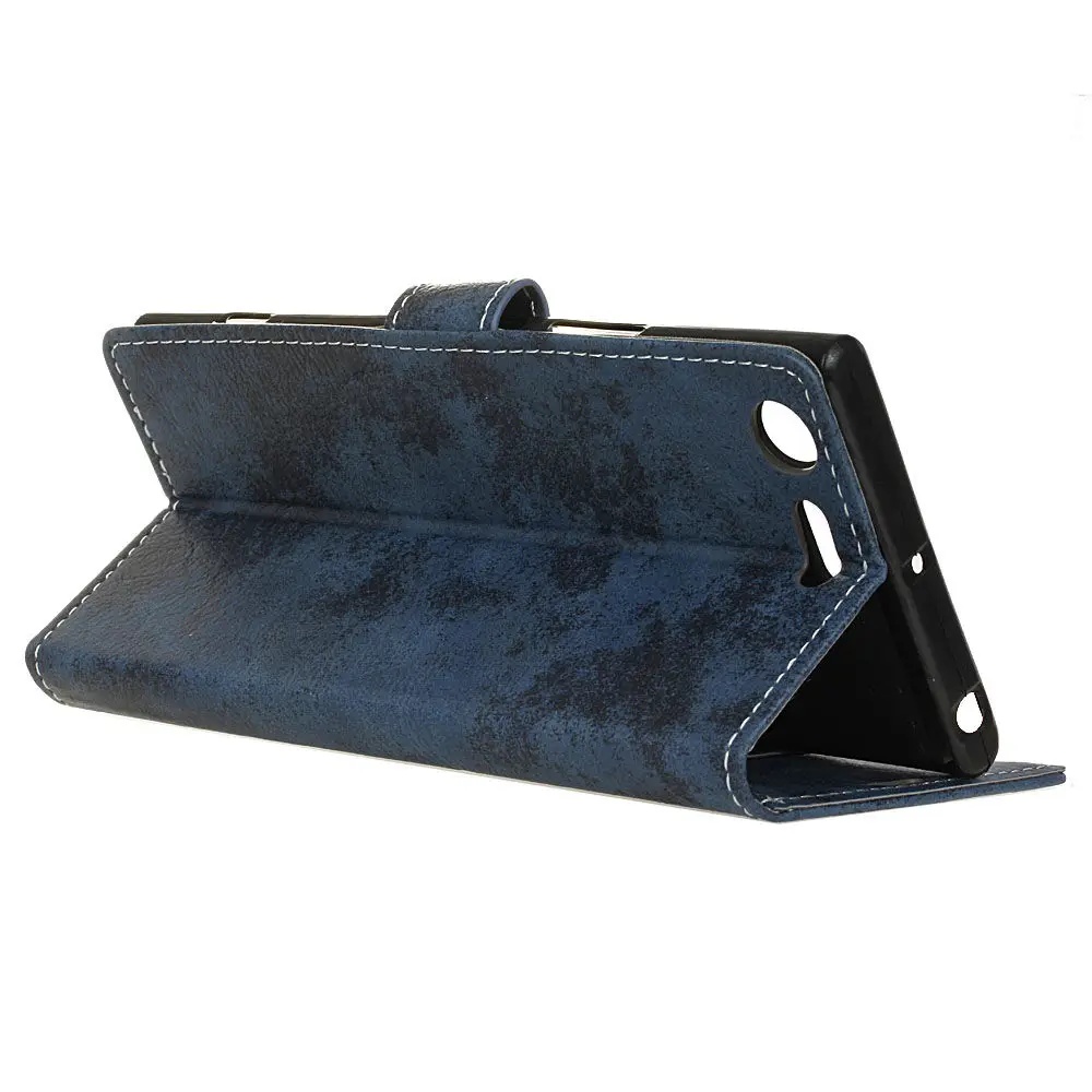 Винтаж Флип кожаный Чехол для Fundas Sony Xperia XZ1 g8341 f8342 g8343 компактный g8441 ETUI Капа слот