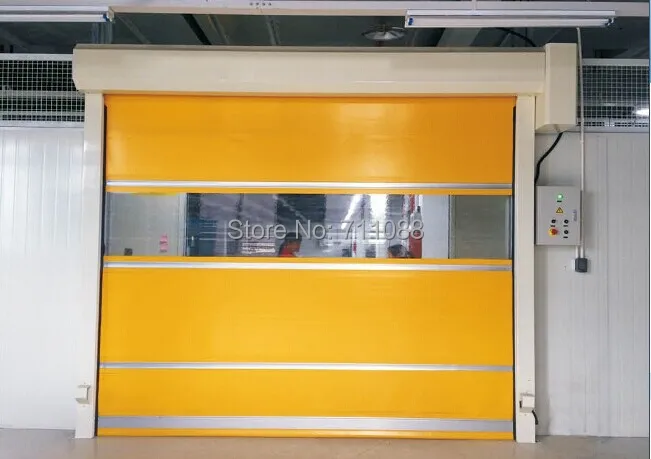 (Доступная цена) Индивидуальный автоматический высокоскоростной роликовый дверной двигатель и контроллер, быстрая промышленная дверь