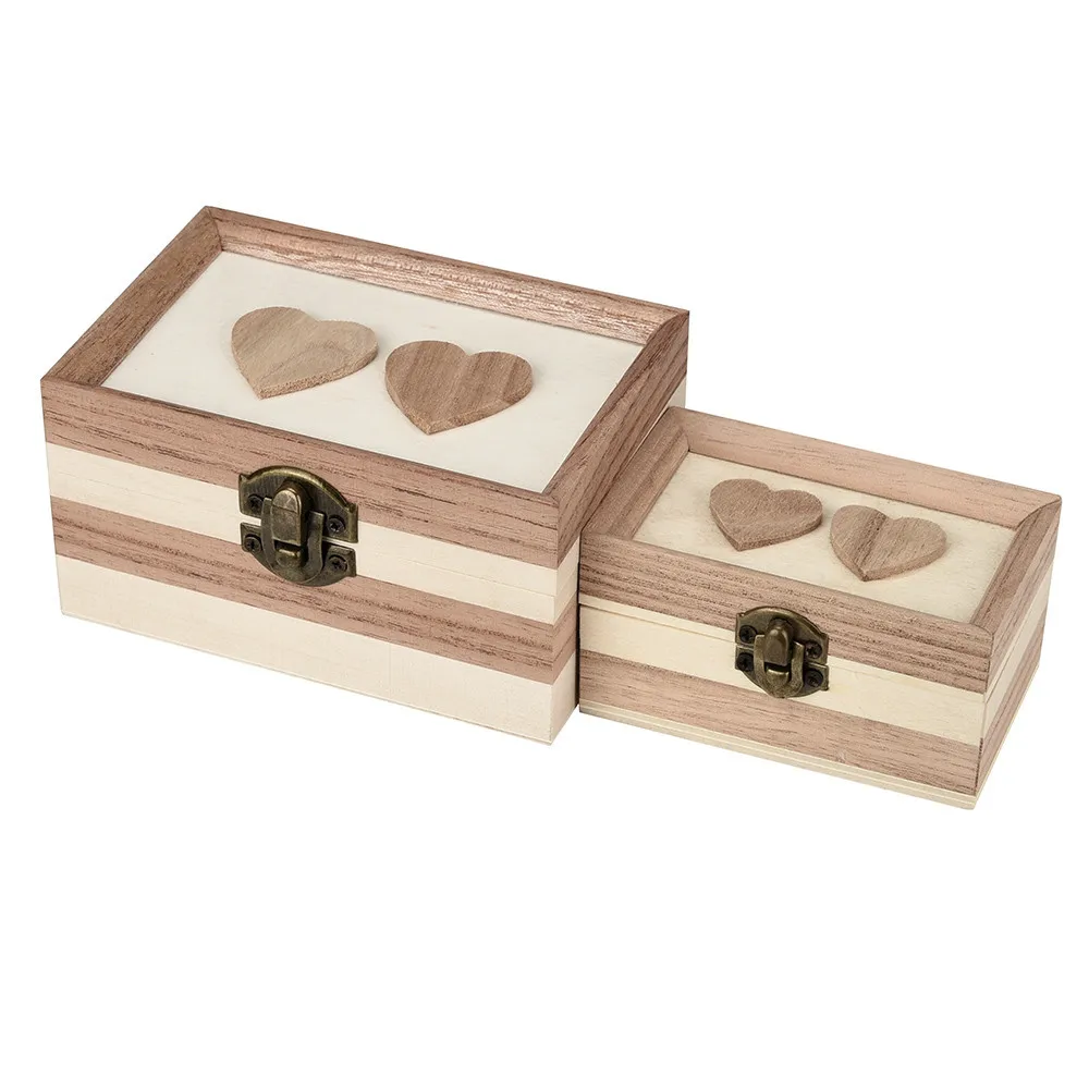 2 размера винтажное зеркало любви с замком Чехол держатель коробка для хранения