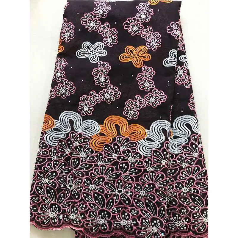 

New design hot sale Nigerian lace fabric,Fashion African Kano cotton swiss voile lace in switzerland high quality