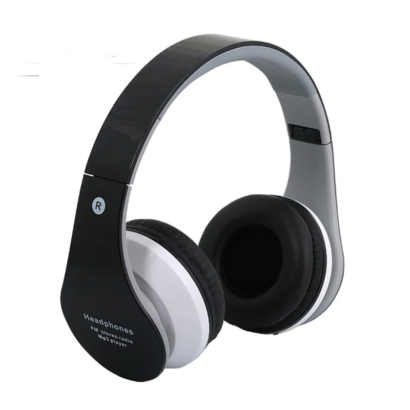 Bluetooth Беспроводной наушники Поддержка TF карты FM Радио Handfree HiFi телефон С