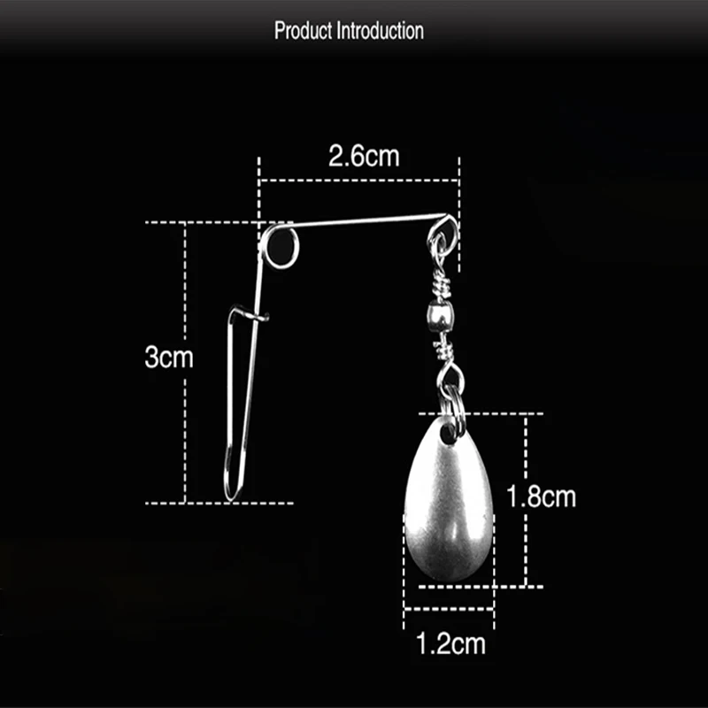 1 шт. ложка рыболовная приманка балансировочный кронштейн из нержавеющей стали