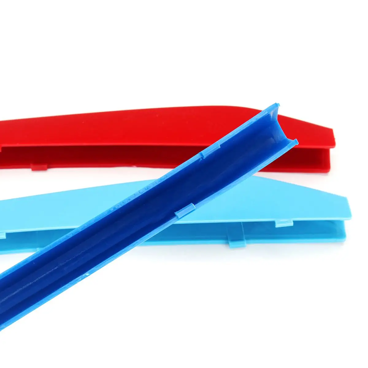 3 шт. украшение переднего гриля автомобиля отделка крышки наклейка полоса для BMW 5