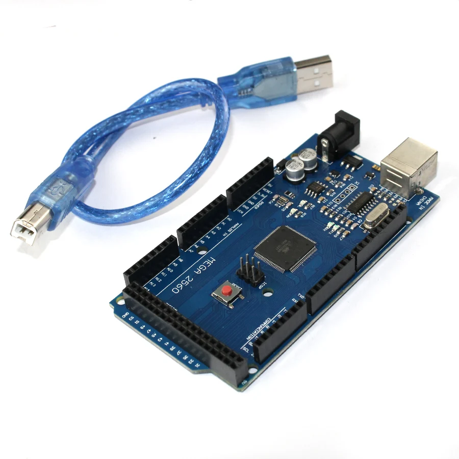 Для Arduino Mega 2560 R3 MEGA2560 REV3 ATMEGA2560-16AU CH340G AVR USB макетная плата MEGA2560 diy Электронный комплект с коробкой
