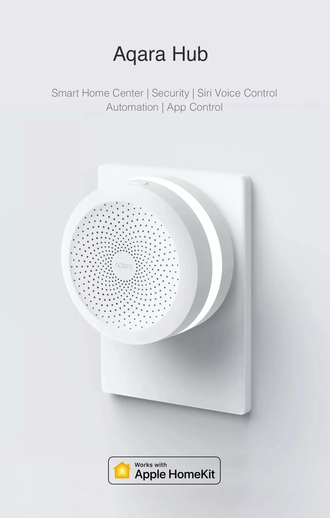 Aqara Поддержка Apple HomeKit версия Smart Home Hub WiFi Пульт дистанционного управления Многофункциональный шлюз