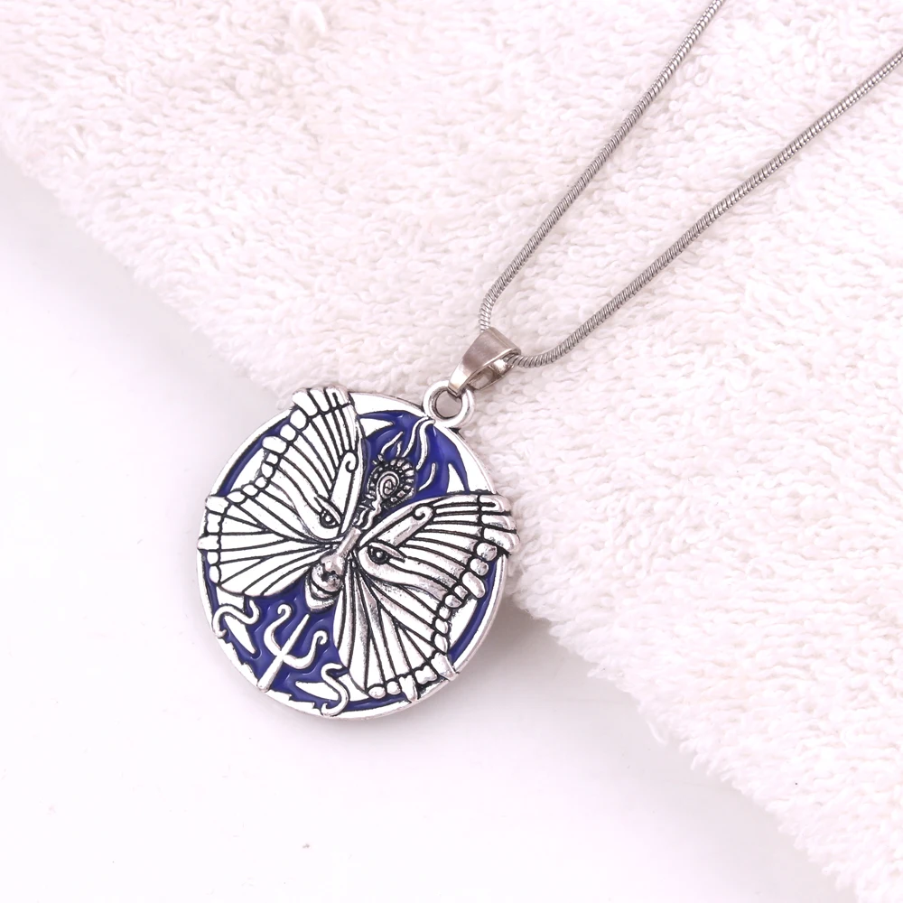 PSYCH ожерелье богини бабочка душа Нептун амулет|Ожерелья с подвеской| |