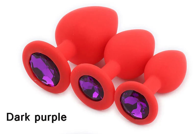 Силиконовая Анальная пробка CPDW 3 шт./компл. анальная унисекс с покрытием
