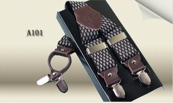 Подтяжки из натуральной кожи для мужчин подтяжки в западном стиле брюк|men suspenders