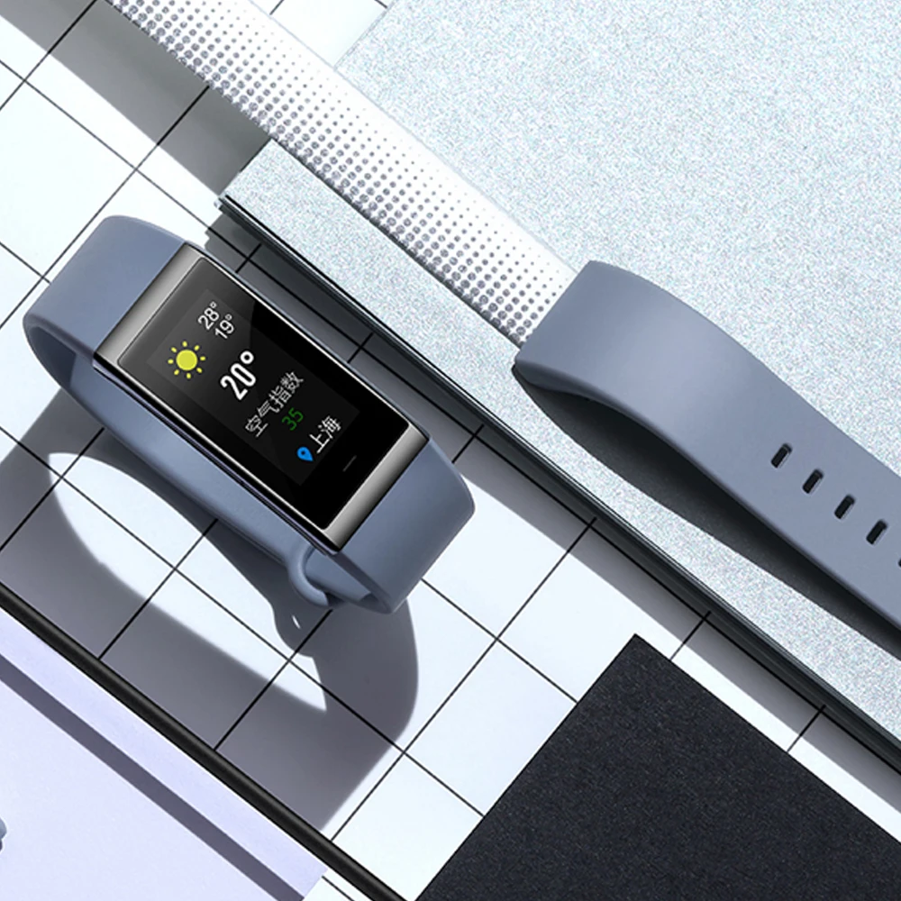 Фитнес-браслет Xiaomi Amazfit Cor английская версия Midong Smart Band 1,2" цветной экран 5 атм водонепроницаемый смарт-браслет