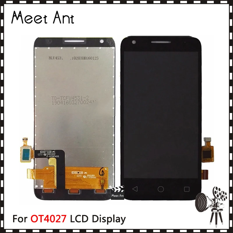 Высококачественный экран 4 5 дюйма для Alcatel One Touch Pixi 3 4027D 4027X 4027A OT4027 ЖК дисплей