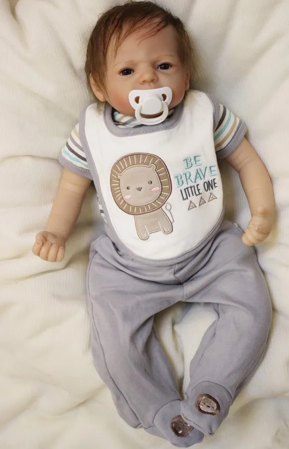 55 см Силиконовая Кукла reborn Игрушки для девочек детские игрушки кукла npkdoll детская
