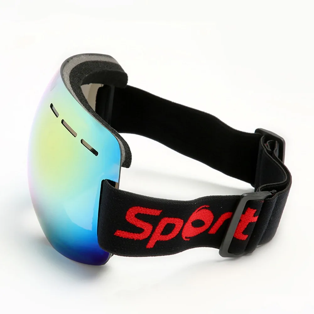 ROBESBON Ski Goggles Double Layers UV400 Anti-fog Big Sking Mask Glasses Skiing Men Women Snow Snowboard | Спорт и развлечения
