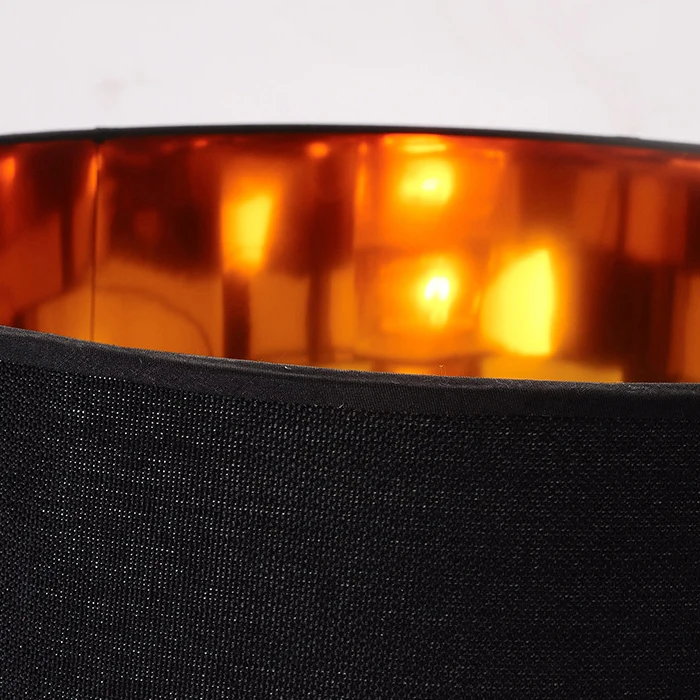 modern black floor lamp art deco antique vintage gold design standing lamps for living room fabric shade |