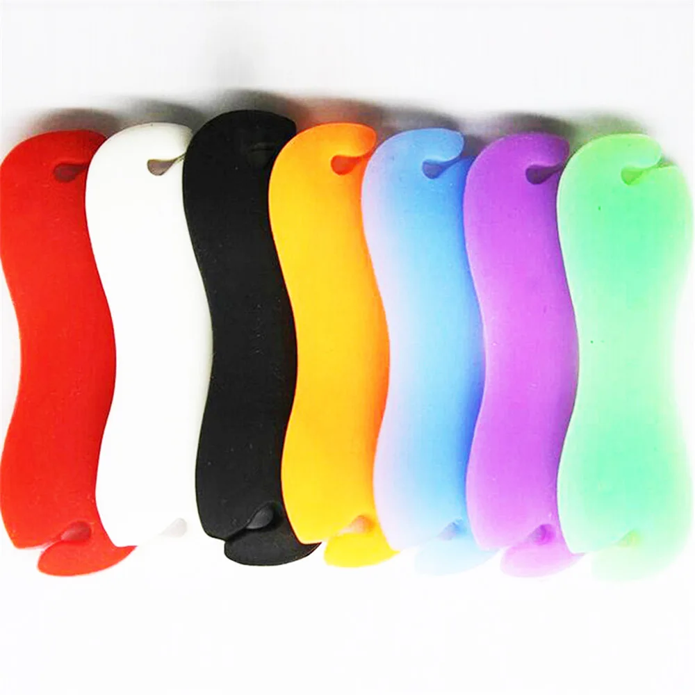 random color 3pcs Bone Shape Design Cable Winder Earphone Protector Desk Set USB CableWire Organizer Cable Holder School Office Accessories - Цвет: random color